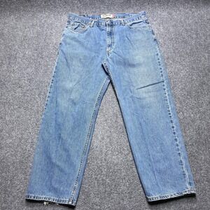 Levis 550 Jeans Men 37x30 Blue Relaxed Tapered Medium Wash Tag 38x30